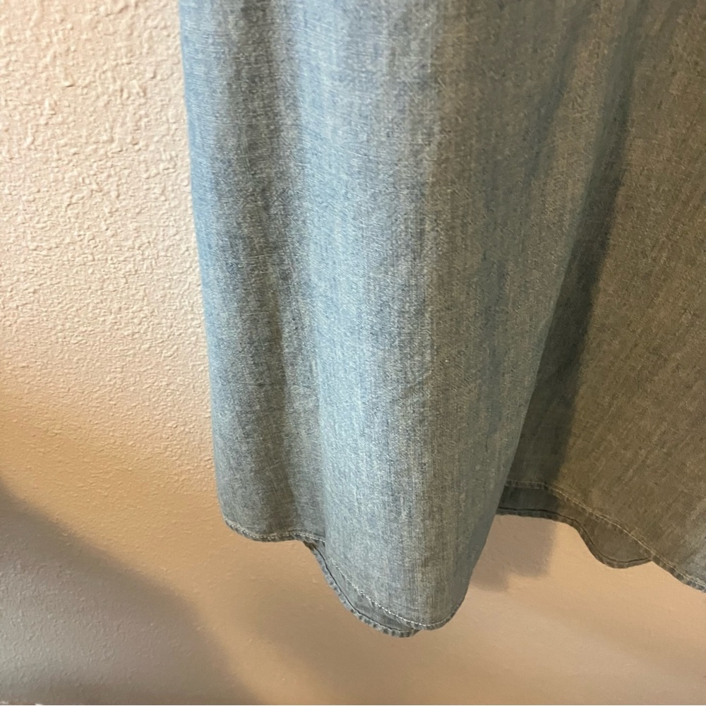 Rag & Bone Sleeveless Denim Shift Dress - Small - Picture 2 of 12